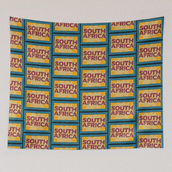 Item preview, Stamp art, South Africa, destination,  designed and sold by DebbieJoyArt.