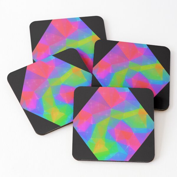 Item preview, Rainbow Diamond Polygon, Abstract Art designed and sold by Crafty-Deeja.