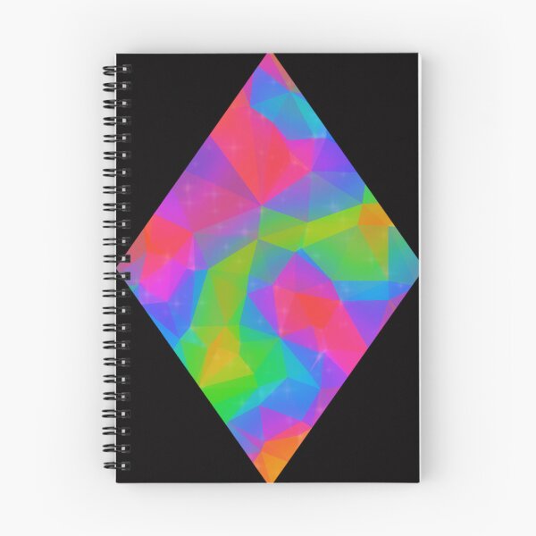 Item preview, Rainbow Diamond Polygon, Abstract Art designed and sold by Crafty-Deeja.