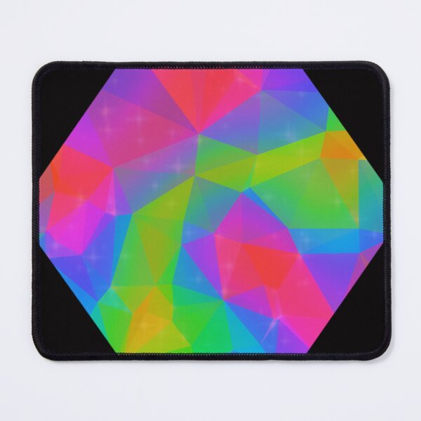 Item preview, Rainbow Diamond Polygon, Abstract Art designed and sold by Crafty-Deeja.
