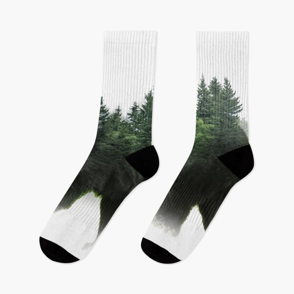Item preview, Artistic Portrai of a Black Bear with Forest designed and sold by Randall Nyhof.