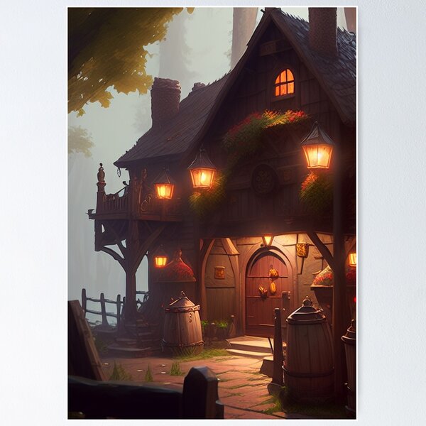 Item preview, Dungeons and Dragons Cozy Tavern designed and sold by Ozy Art.