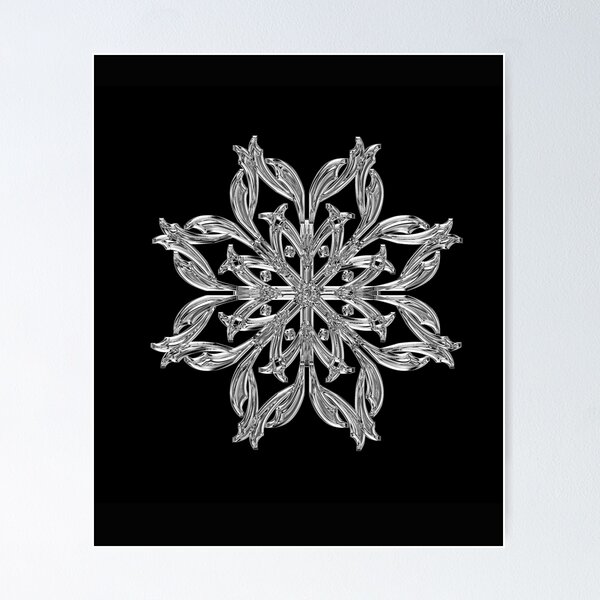 Item preview, Beautiful winter Crystal snowflake designed and sold by Fus-art94.