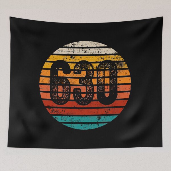 Item preview, Distressed Vintage Sunset 630 Area Code designed and sold by Gold Wings Tees.