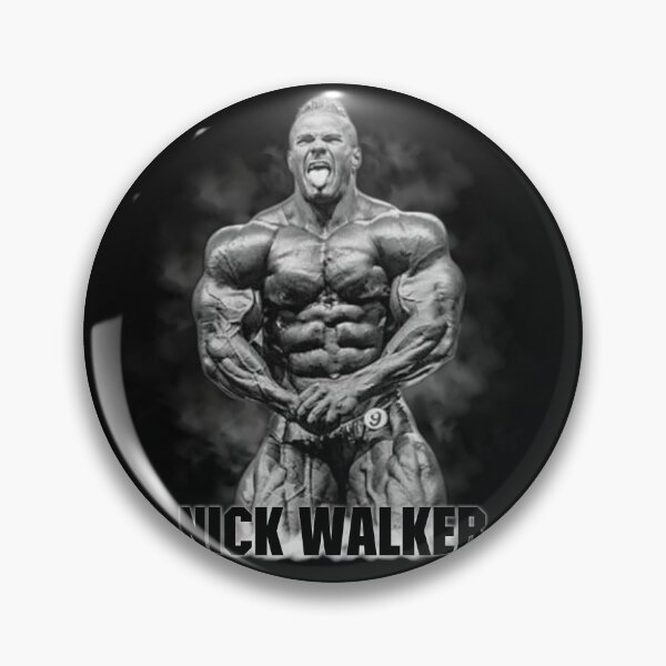 Item preview, Nick Walker Most Muscular Pose Bodybuilder BW designed and sold by almeapparel.