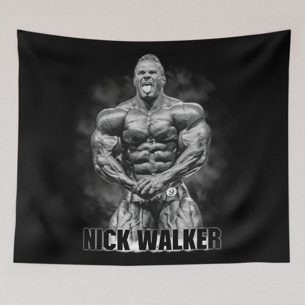 Item preview, Nick Walker Most Muscular Pose Bodybuilder BW designed and sold by almeapparel.
