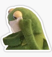 SAD KERMIT CRYING MEME! Sticker
