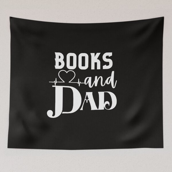 Item preview, Books and Dad Typography, Dad Lover, Best Dad, Father’s Day Quote  designed and sold by thedazzlingmonk.