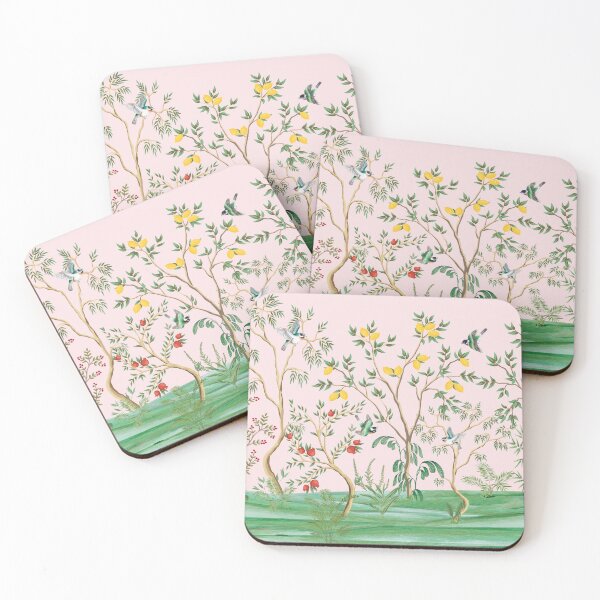 Item preview, Pink Chinoiserie Lemon Tree designed and sold by Yunihadi.