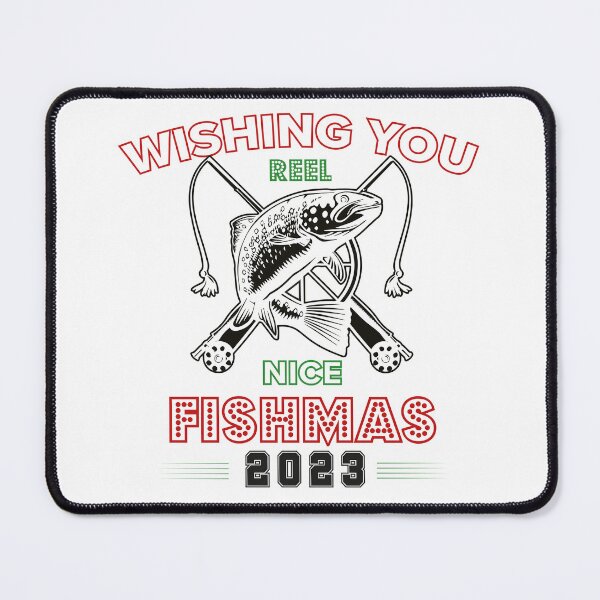 Item preview, Wishing You Reel Nice Fishmas Funny Bass Fishing Christmas designed and sold by Exosia Shop ⭐⭐⭐⭐⭐.