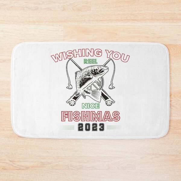 Item preview, Wishing You Reel Nice Fishmas Funny Bass Fishing Christmas designed and sold by Exosia Shop ⭐⭐⭐⭐⭐.