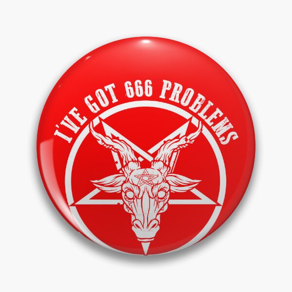 Artikelvorschau, I've Got 666 Problems God Ain't One Devil Worship Satanism Gear entworfen und verkauft von DynamicDesign.