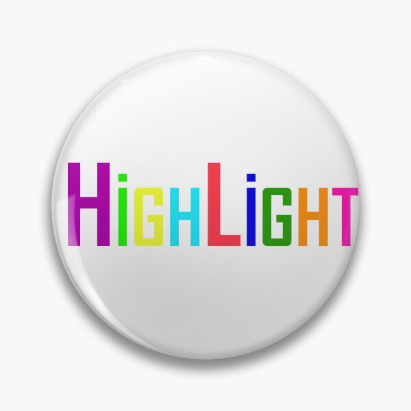 Artikelvorschau, Highlight-Buchstaben-Kunstdesign entworfen und verkauft von PrintDesign-Hub.
