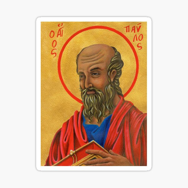 “St. Paul Icon” Sticker for Sale by paulcardenas | Redbubble