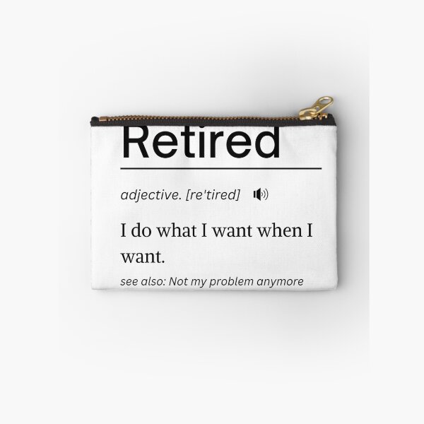 Item preview, Funny Retired Definition Meme 2023 designed and sold by Gamicnum.