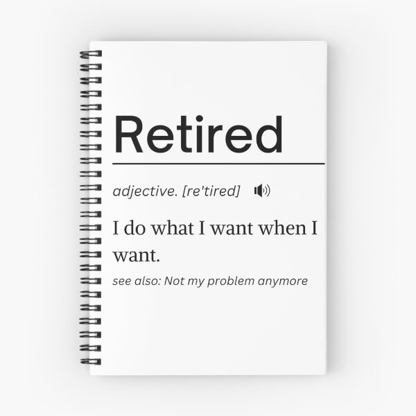 Item preview, Funny Retired Definition Meme 2023 designed and sold by Gamicnum.