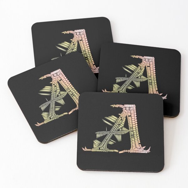 Item preview, Dragon Letters A designed and sold by Mary Holstege.