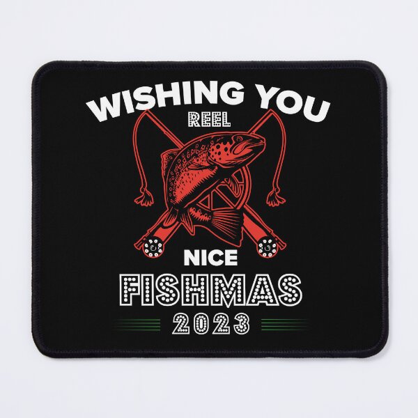 Item preview, Wishing You Reel Nice Fishmas Funny Bass Fishing Christmas designed and sold by Exosia Shop ⭐⭐⭐⭐⭐.