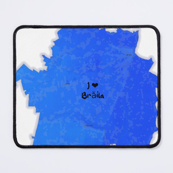 Item preview, Brăila County Map, România 2 designed and sold by maptheclouds.