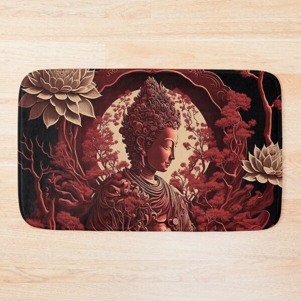 Item preview, Red Paper Craft Buddha V1 designed and sold by GummywormDesign.