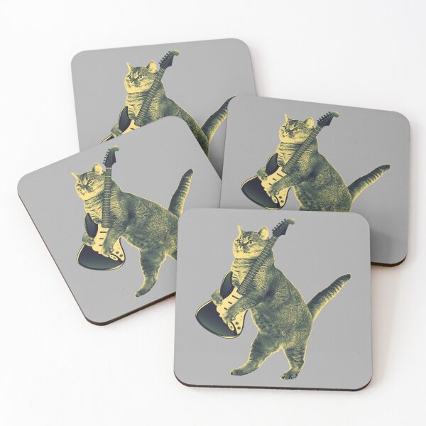 Item preview, Cat playing guitar  designed and sold by LordArt.