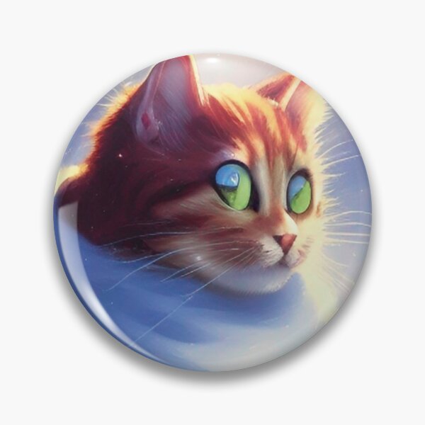 Item preview, Cute orange cat with green eyes in snow designed and sold by neelfs.