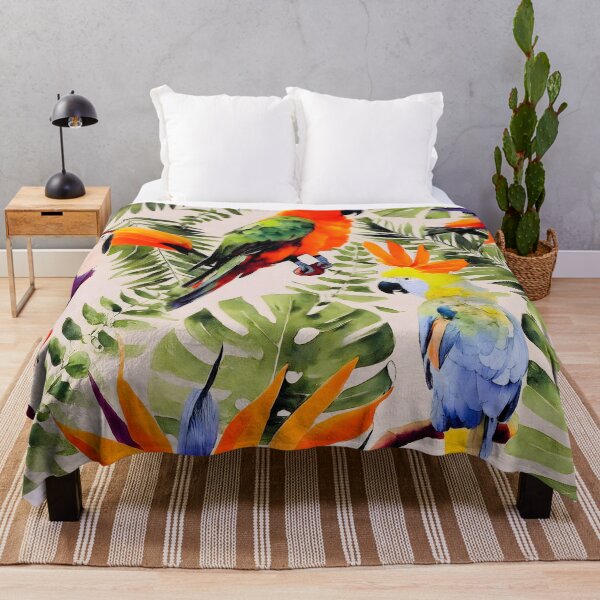 Item preview, Parrots and Toucan designed and sold by AceTinter.