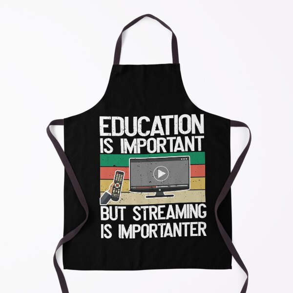 Item preview, La Educación Es Importante Pero Streaming mas designed and sold by Shirt-Expert.