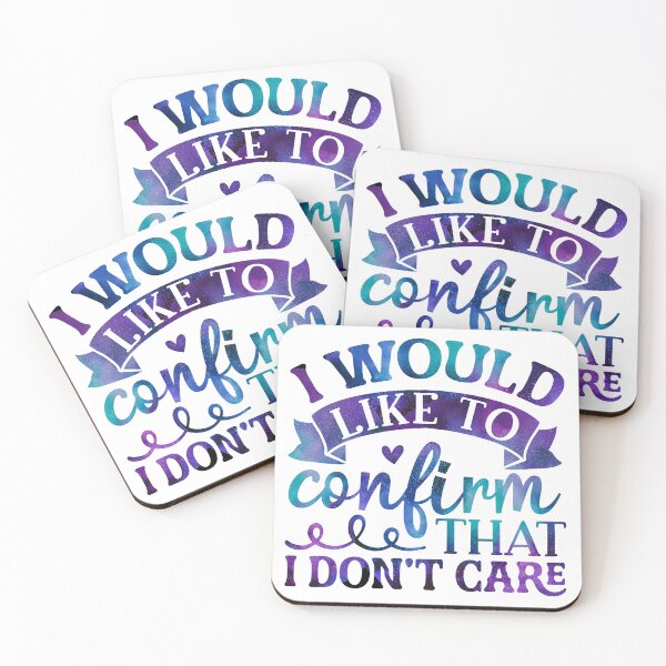 Item preview, I would like to confirm that I don't care  designed and sold by Souushop.