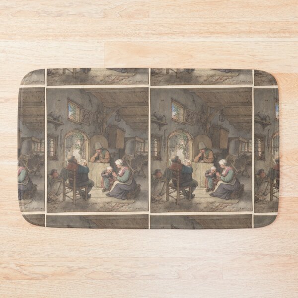 Item preview, Reading the News at the Weavers' Cottage designed and sold by didijuca.