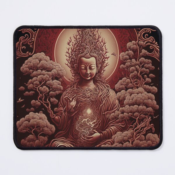 Item preview, Red Paper Craft Buddha V2 designed and sold by GummywormDesign.