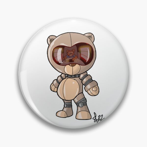 Item preview, Cute teddy bear mecha  designed and sold by Pittstop.