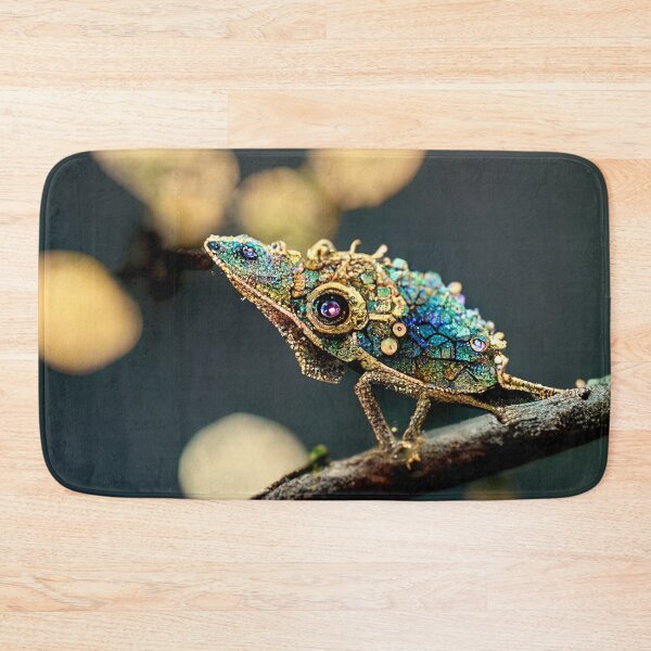 Item preview, Steampunk chameleon on a branch designed and sold by RK - Shop.