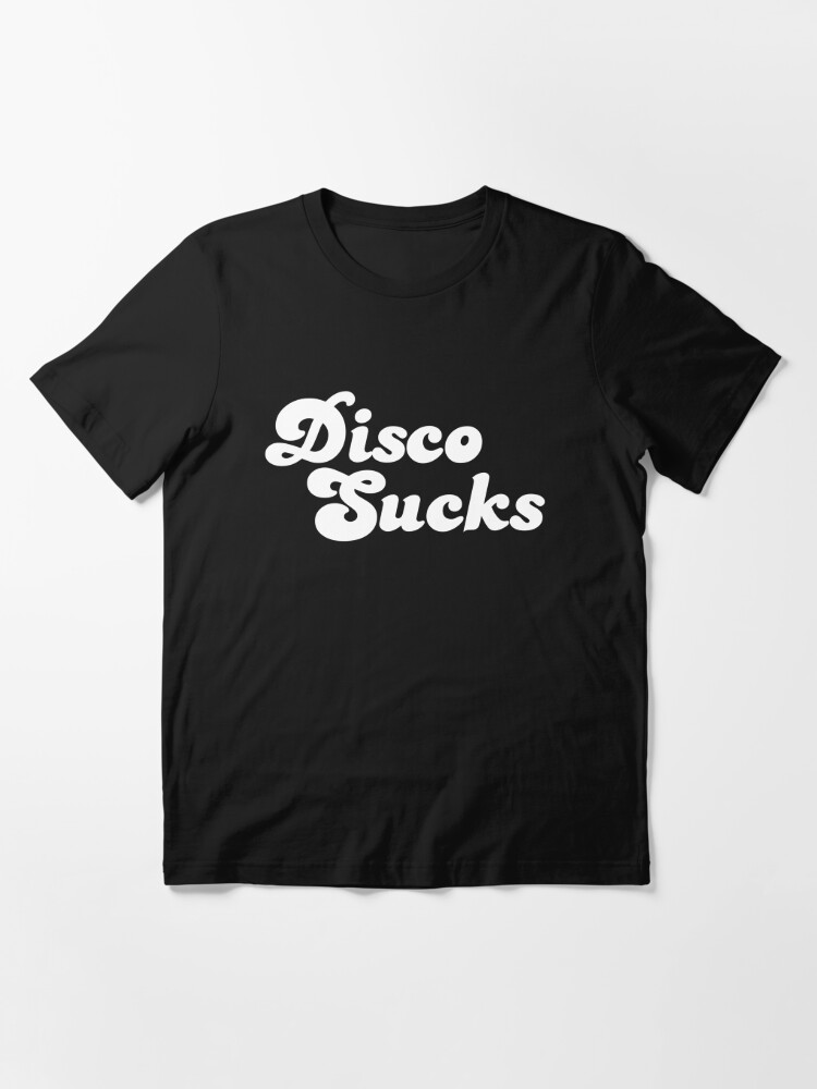 on Demand Disco Sucks Unisex Retro T-Shirt White / 2XL