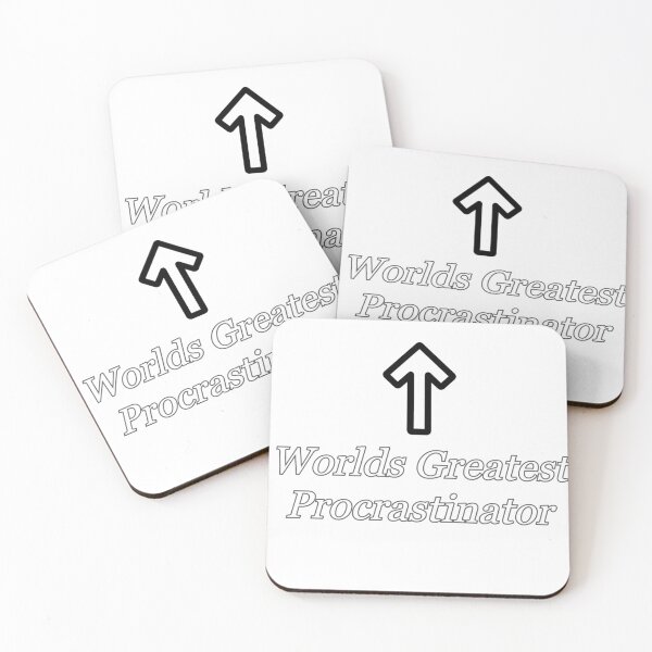 Item preview, Worlds greatest procrastinator designed and sold by AlloutApparel.