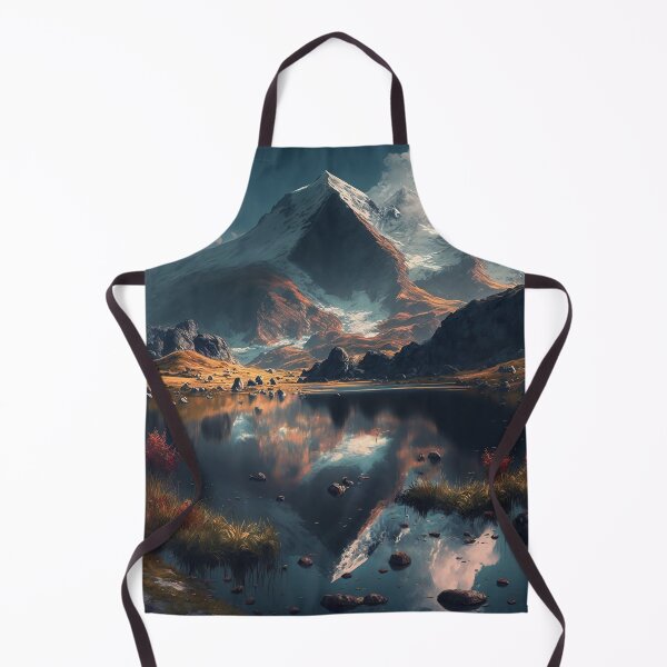 Item preview, Peaceful Mountain Lake designed and sold by GummywormDesign.