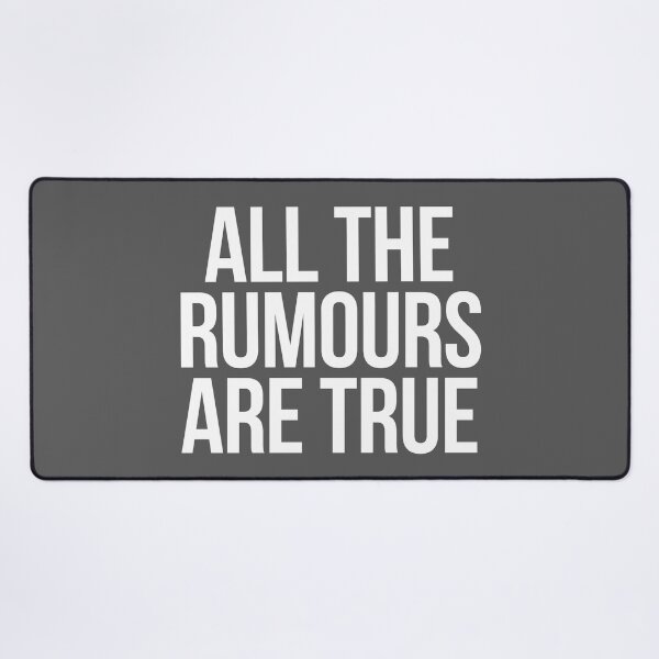 Item preview, All the Rumours are True (White) designed and sold by KGoPrintables.