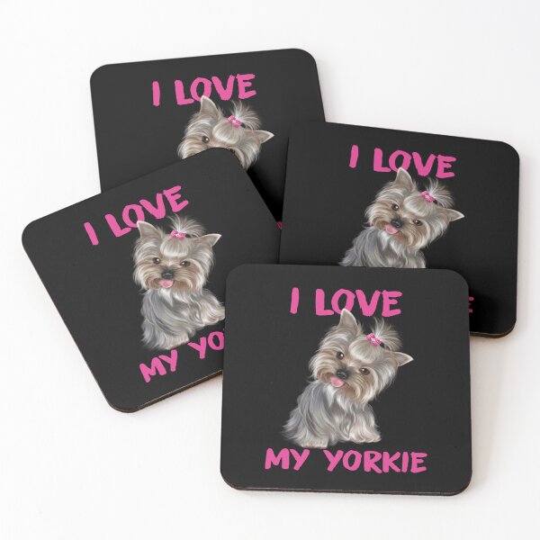 Item preview, I Love My Yorkie, Funny Yorkie Puppy Sayings, Yorkshire Terrier, Yorkie, Yorkie Owner Gifts, Gift Ideas For A Yorkie Lover designed and sold by PRINTED ..