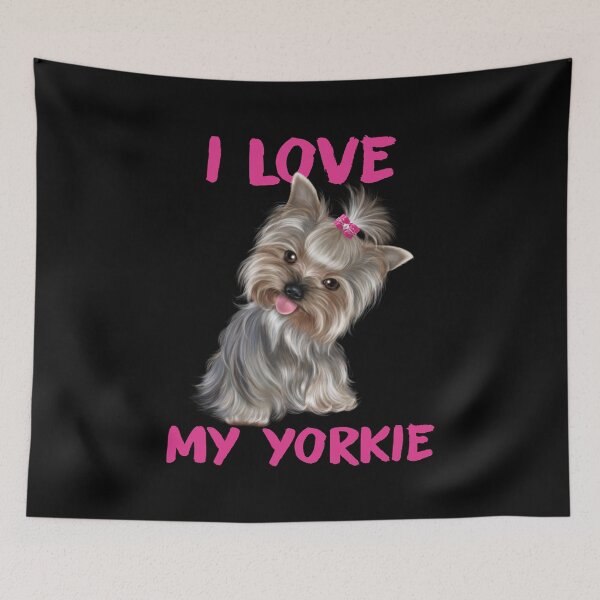 Item preview, I Love My Yorkie, Funny Yorkie Puppy Sayings, Yorkshire Terrier, Yorkie, Yorkie Owner Gifts, Gift Ideas For A Yorkie Lover designed and sold by PRINTED ..