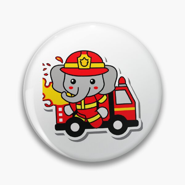Item preview, Cute  fireman elephant  designed and sold by sweetiejojo.