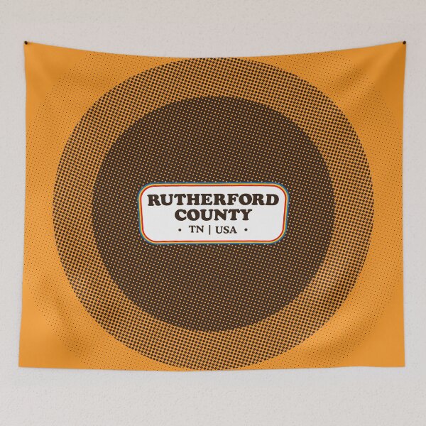 Item preview, Rutherford County | Retro Badge designed and sold by retroready.