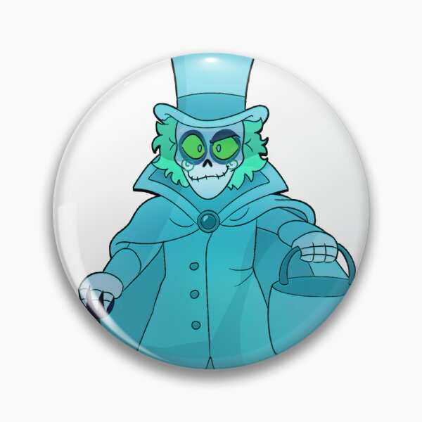 Item preview, hatbox ghost sticker! designed and sold by quackerbats.