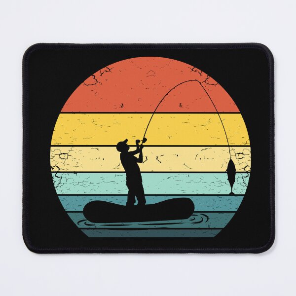 Item preview, 70s Sunset Angling Boat Fisherman Retro Vintage designed and sold by KleverOlivier.