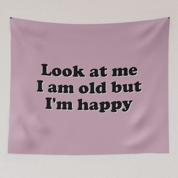 Item preview, Old but happy (black) designed and sold by didijuca.