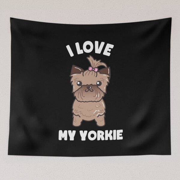 Item preview, I Love My Yorkie, Funny Yorkie Puppy Sayings, Yorkshire Terrier, Yorkie, Yorkie Owner Gifts, Gift Ideas For A Yorkie Lover designed and sold by PRINTED ..