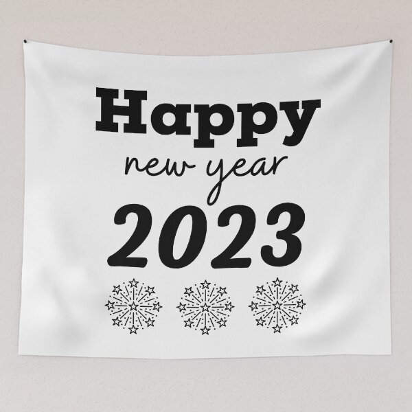 Item preview, WELCOME 2023 - HAPPY NEW YEAR - HELLO 2023 designed and sold by WBP Mart.