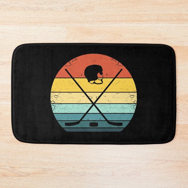 Item preview, 70s Sunset Ice Hockey Bats Disc and Helmet Sports designed and sold by KleverOlivier.