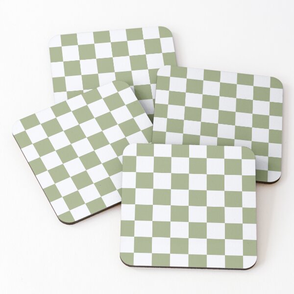Item preview, Soft Green Checker Pattern designed and sold by CreativeDraws42.