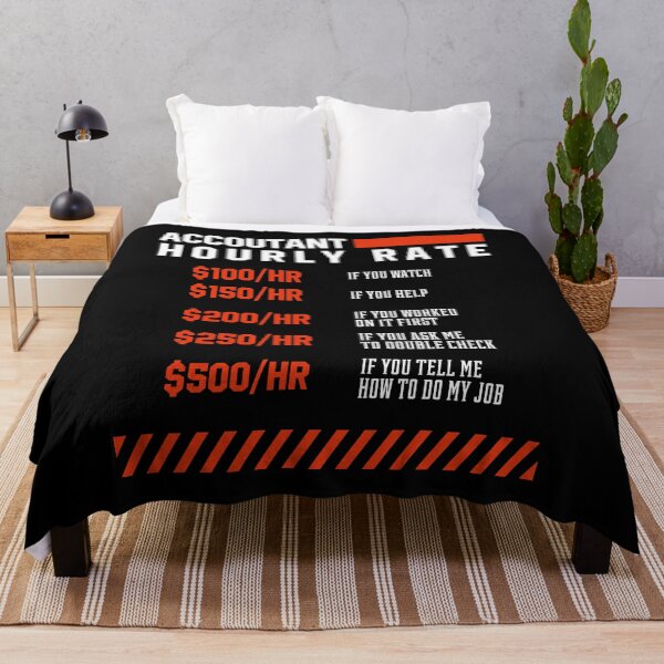 Item preview, Accountant Hourly Rate - Accountant Funny Gift designed and sold by DiogoCalheiros.