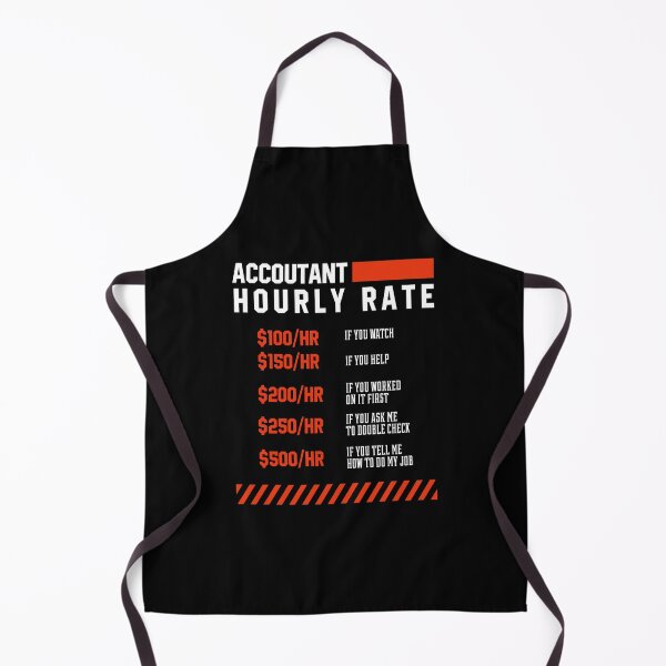 Item preview, Accountant Hourly Rate - Accountant Funny Gift designed and sold by DiogoCalheiros.